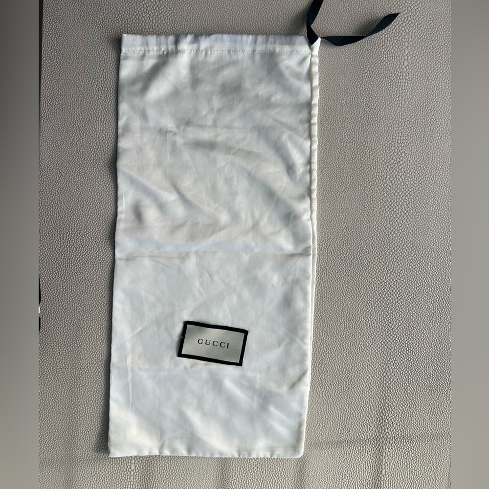 Gucci Shoe Dust Bag | Authentic | Logo Drawstring | As Is